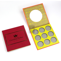 Boîte de rangement cosmétique en carton rigide rose avec logo personnalisé et insert en mousse pour coffret cadeau de soins de la peau et de maquillage
