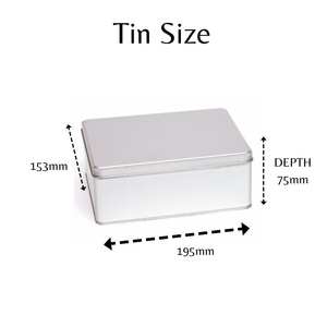 Emballage personnalisé pour biscuits et gâteaux, boîte rectangulaire en fer-blanc à motifs - Product Image 6