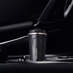 Taza de Café de Viaje Aislada de 12oz/17oz con Logotipo Personalizado, Antiderrames, Antifugas, de Acero Inoxidable Reutilizable, con Tapa - Product Image 5