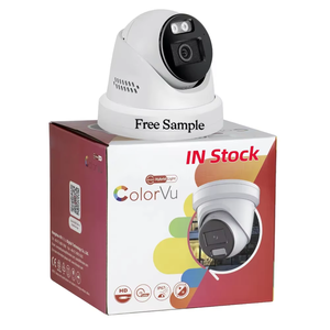 Hik 4MP 8MP tháp pháo phát hiện chuyển động hai cách âm thanh đầy đủ màu sắc mạng Máy ảnh colorvu 4k PoE IP Camera - Product Image 1