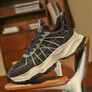 Zapatos Antideslizantes para Hombre, Ligeros, Acolchados, para Trabajar, Caminar, Antideslizantes, Cómodos para el Uso Diario - Product Image 1