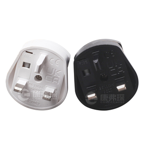 Hàng hóa trong kho 2pin để 3pin chúng tôi/UK travel adapter với 1.5A cầu chì adapter cắm cho máy cạo râu/bàn chải đánh răng EU châu Âu để chúng tôi EU ổ cắm - Product Image 1