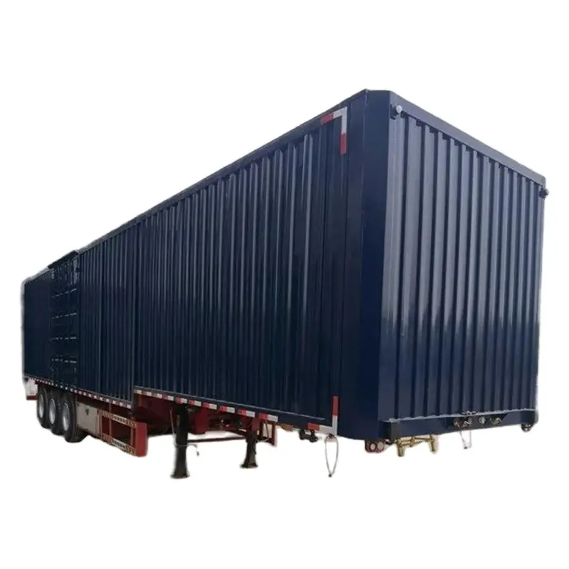 Yalong 2 3 4 trục 40ft Hộp tiện ích Cargo Trailer van bán Trailer xe tải chở hàng container Trailer hộp bán xe tải nhà máy giá