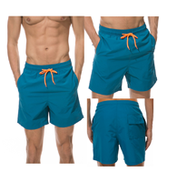 Nhà Máy Trực Tiếp Đàn Ông Quần Short Bơi Bãi Biển Đàn Ông Quần Bơi Đồng Bằng Đàn Ông Quần Short Đồ Bơi Bãi Biển Với 100% Vải Nylon Nhanh Khô