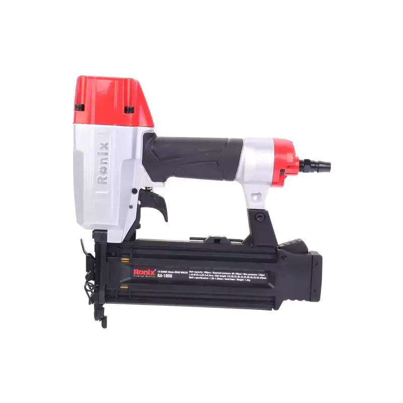 Ronix RA-1850 AIR NAILER 목공 곡물 못을위한 공압 네일 건 에어 스테이플러