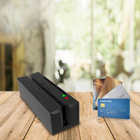 Lector de Tarjetas Pequeño de Plástico EFFON MSR100-IC, Lector de Tarjetas de Banda Magnética e IC con Comunicación USB para Computadora, Instalación Interna