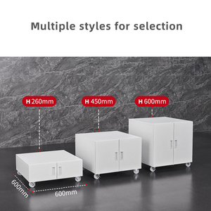 Anti-Rust <b>Metal</b> Printer <b>Cabinet</b> with Wheels High Load Capacity Printer Storage <b>Cabinet</b> for Office Buildings Mobile Copier Stand - Product Image 5