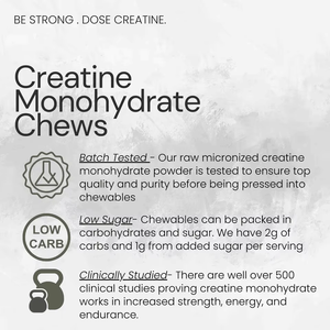Comprimés à croquer de créatine monohydrate OEM 5g par portion, saveur framboise bleue, sans sucre, faible en glucides, pré-entraînement, nutrition sportive - Product Image 3