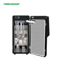 Distributeur automatique de thé à bulles TWBEVERAGE avec système intelligent Wifi IOT, scanner de code QR, mélangeur de thé à bulles, 8 ingrédients, pour les magasins