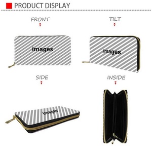 <span class=keywords><strong>Portafoglio</strong></span> lungo con cerniera in pelle di lusso di colore <span class=keywords><strong>verde</strong></span> scuro <span class=keywords><strong>portafoglio</strong></span> con pochette da <span class=keywords><strong>donna</strong></span> per <span class=keywords><strong>donna</strong></span> - Product Image 6