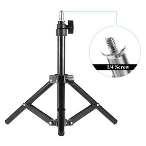 Venta al por mayor de fábrica, soporte de trípode de 50cm, soporte telescópico para cámara de teléfono móvil con 1/4 tornillos, anillo Universal, soporte para luz Selfie - Product Image 2