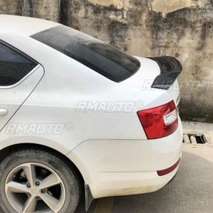 Alerón Trasero de Fibra de Carbono 100% Real para Volkswagen Skoda Octavia 2015 2016 2017, Cubierta para Maletero, Estilo R - Product Image 3