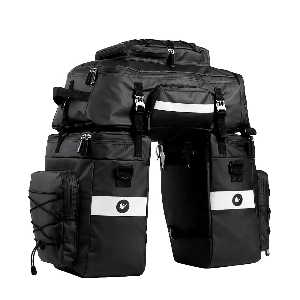 Rhinowalk-حقيبة دراجة نارية السلة ، ماء الجانب الذيل حقيبة السرج ، الأمازون الساخن بيع ، 65L ، 3 في 1