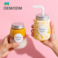 Bouteilles en plastique transparentes de 8 oz de qualité supérieure, personnalisées, vides, sécurisées et scellées pour la consommation