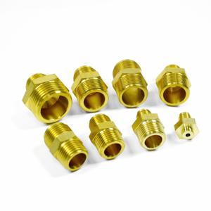 Đầu nối ống nước bằng đồng thau thẳng, mềm, kiểu nối núm vú, dùng cho cấp nước, ren BSP/G, bề mặt nhẵn, đầu lục giác, thương hiệu YQ - Product Image 3