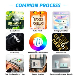 Biểu Tượng Tùy Chỉnh In Bóng Nhựa Trong Suốt Cấp Thực Phẩm Mì Ống Bao Bì Gối Pouch Cuộn Cổ Phiếu Cho Thực Phẩm - Product Image 3