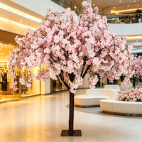 Arbre de cerisier artificiel de grande taille, de haute qualité, réaliste, en soie, écologique, imperméable, pour l'intérieur et l'extérieur, mariage, nouvel an