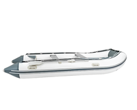 Kayak gonflable en PVC durable de 4,7 m pour 5 personnes, design populaire, certifié CE, bateau de sport avec plancher en aluminium