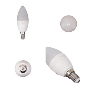 Lámpara LED WiFi TuyaMatter 9W E27, Bombilla <span class=keywords><strong>de</strong></span> bola, pantalla OLED, atenuación inteligente, diseño <span class=keywords><strong>de</strong></span> <span class=keywords><strong>barra</strong></span> <span class=keywords><strong>de</strong></span> plástico para uso doméstico, producto para el Hogar Inteligente - Product Image 5