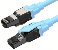Kabel Ethernet Cat 8 kualitas tinggi 40gbps 2000mhz Internet Cat8 kabel Patch jaringan Lan Cat8 kabel Ftp kabel Lan Sftp UTP Sstp