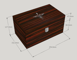Scatola regalo di legno di sandalo di lusso produttore personalizzato stile nautico scatola di orologio in legno per uso aziendale - Product Image 1