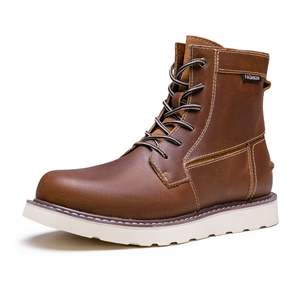 Best-selling Unisex <b>Winter</b> Warm Comfortable Ankle & Bootie Genuine Leather Waterproof Cloth Casual <b>Work</b> <b>Boots</b> Evergreen - Product Image 6