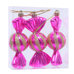 Nuevas Decoraciones Navideñas Transfronterizas: Adornos Colgantes de Plástico Electrochapado para Árbol de Navidad, Bolas y Adornos para Árbol. - Product Image 4