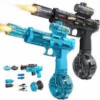 2 pièces Pistolet à eau électrique le plus puissant Jouets d'arrosage d'été en plein air Pistolet à eau automatique en plastique durable pour adultes
