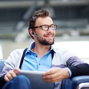 Wholesale Wireless V4.1 Voice Prompt Business <strong>bluetooth</strong> Earphones - Product Image 5