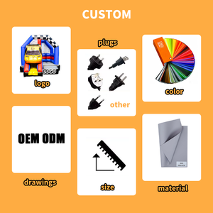 Mini château gonflable avec toboggan, prix d'usine, château gonflable de course, château gonflable pour enfants - Product Image 6