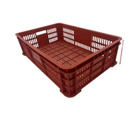 Boîtes de rangement logistiques recyclables Caisses en plastique solides pour légumes et fruits