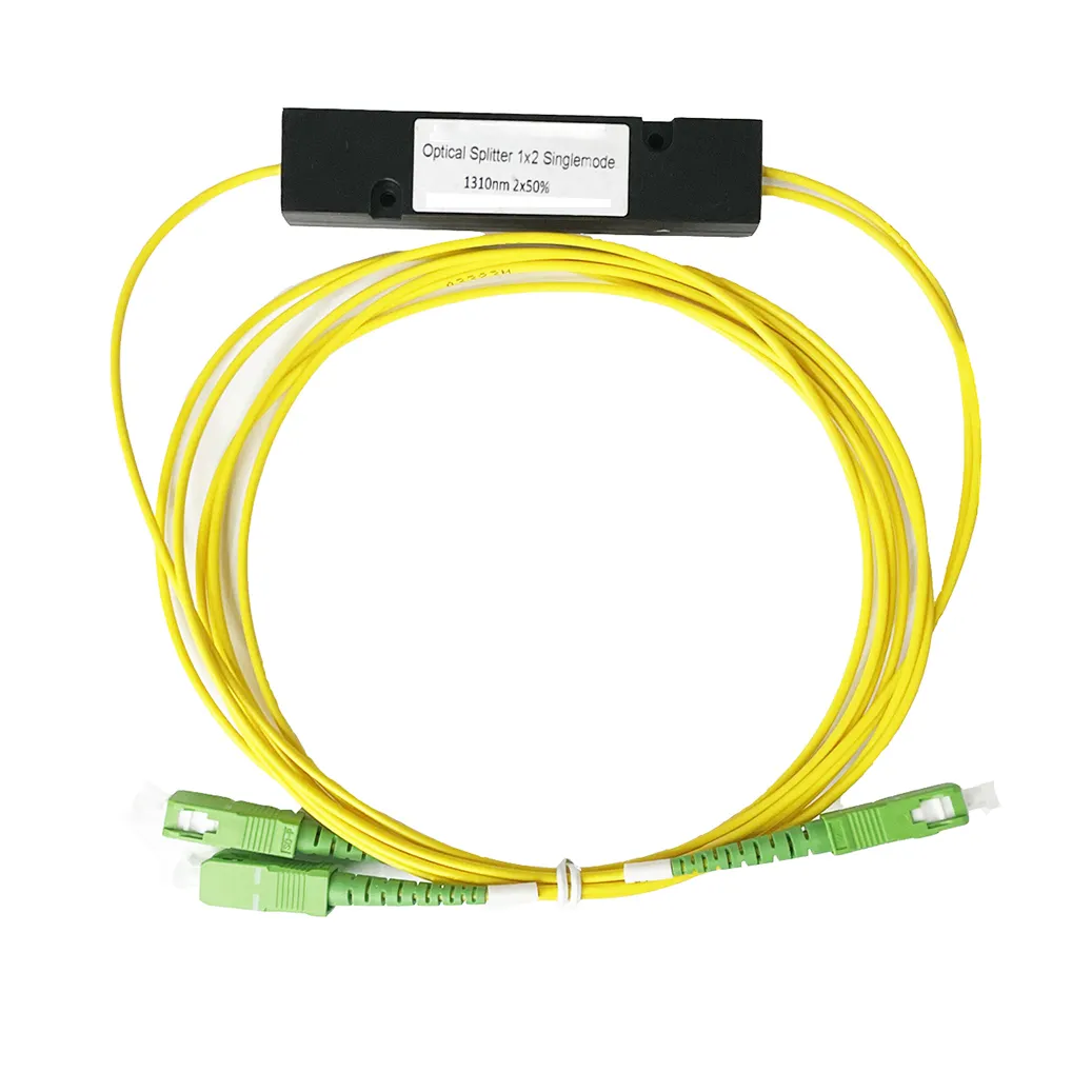 LC SC FC APC Connector Mini FTTH Fiber Optic Splitter 1x2 1x3 1x4 1x5 PLC Splitter