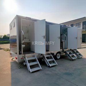 Baño Portátil de Lujo para Exteriores, Remolque Sanitario Público, Venta al por Mayor de Fábrica 2025 - Product Image 3