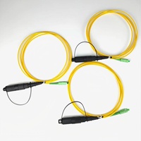 Kabel Patch Cord Fiber Optik Pre-Terminasi Tahan Air untuk Dalam Ruangan dengan Konektor Tahan Air untuk Telekomunikasi