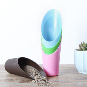 Soumei Hidemi <b>Bucket</b> <b>Spade</b> Plastic Brown Standard Scoop For Home Gardening Soil Filling <b>And</b> Top Dressing Tool - Product Image 4