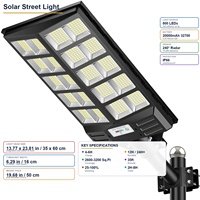 Lampadaire Solaire LED Tout-en-un à Charge Rapide 4-6H, Modèle Exclusif pour Importateurs et Distributeurs, Éclairage Nocturne Haute Durabilité et Large Portée