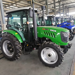 Tracteur agricole chinois 100 CV 4x4 à transmission par engrenages avec rotoculteur et cultivateur - Product Image 3
