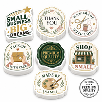 Autocollants personnalisés découpés à la forme avec logo adhésif pour petites entreprises, conception d'emballage, finition mate, autocollant imprimé avec logo pour boîte d'emballage