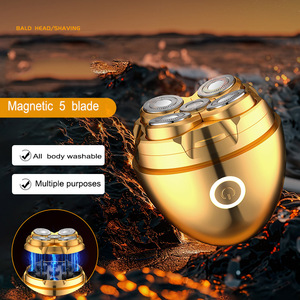 Professional Men's Electric Shaver Unique <b>Egg</b> Shape Design Waterproof Bald Shaver Razor <b>Machine</b> New Arrival for Home - Product Image 2