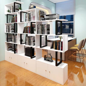 Étagère de rangement en bois de qualité supérieure, librement combinable, bibliothèque, salon, hôtel, magasin de beauté, étagère de présentation de produits, armoire - Product Image 6