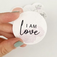 Autocollant personnalisé d'affirmation quotidienne, esthétique et Positive, message inspirant, planificateur de motivation