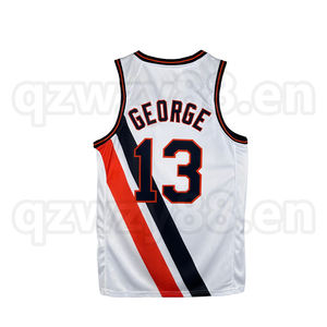 Vente en gros LA pour maillots de basket-ball de qualité supérieure, uniformes <span class=keywords><strong>PAUL</strong></span> LEONARD GEORGE, imprimés par transfert thermique, respirants, grandes tailles pour hommes - Product Image 5