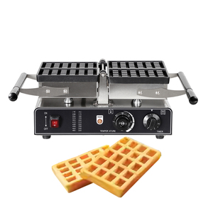 Commercial <strong>Electric</strong> 2-Slice Square <strong>Single</strong> Foam Waffle <strong>Maker</strong> <strong>Pancake</strong> Egg Waffle Machine for Fun Kids Adults Breakfast Household
