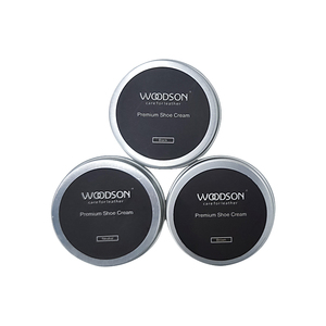 Scarpe in pelle cera lucida 50ml barattolo di latta pasta per scarpe polacco scarpe nere crema pelle Shinning marca WOODSON - Product Image 6