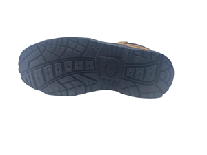 ठोस पत्थर पेशेवर विरोधी-स्थिर विरोधी पर्ची चमड़े के रबर एकमात्र विद्युत इन्सुलेशन मिडसोल समग्र पैर सुरक्षा जूते - Product Image 3