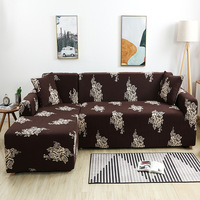 Housses de Canapé Extensibles pour Salon, Couverture de Canapé d'Angle Fauteuil, Housse Extensible Décoration Maison 1/2/3/4 Places Funda Sofa