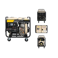 VISION 6KW Tragbarer Offener Diesel-Generator mit Elektrostart Luftgekühlt ATS DG7500E