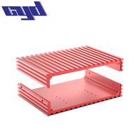 Boîtier électronique personnalisé OEM Boîtier de circuit imprimé monobloc en métal extrudé Boîtier en aluminium Boîtier d'extrusion anodisé