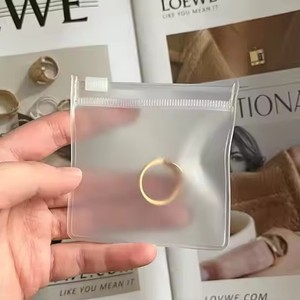 Thickened Non-Yellowing EVA Transparent Zipper Jewelry Storage Bag for Rings Earrings Bracelets Premium <strong>Container</strong> - Product Image 1