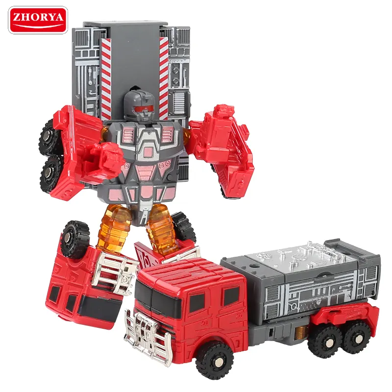 Zhorya custom robot model toy transform fighting robot toy Fire engines assemble deformed robots toy